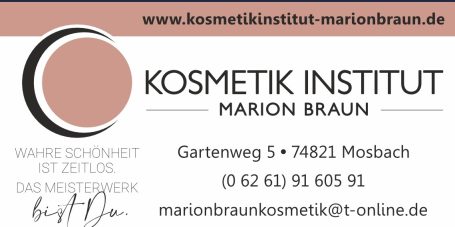 Kosmetik Institut Marion Braun
