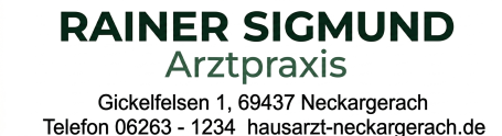 rainer sigmund arztpraxis