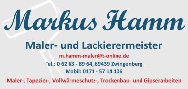 Malermeister Markus Hamm