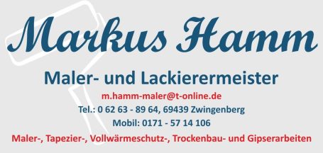 Malermeister Markus Hamm